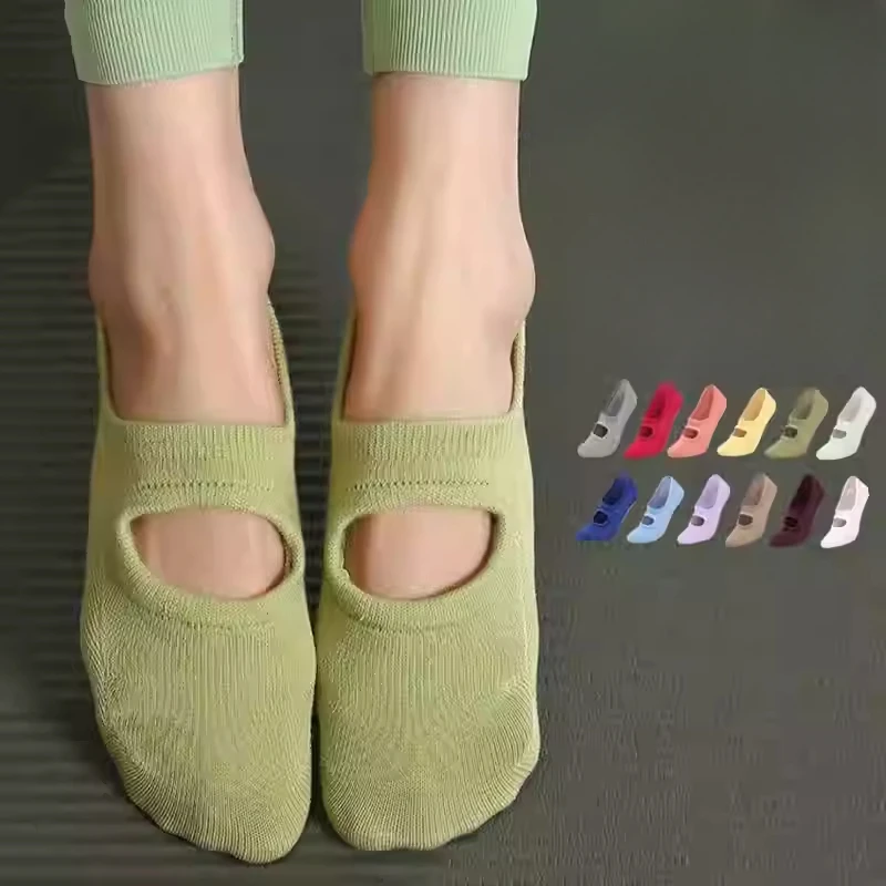 Medias Para Pilates Y Yoga - 대형 사이즈 실리콘 미끄럼 방지 요가