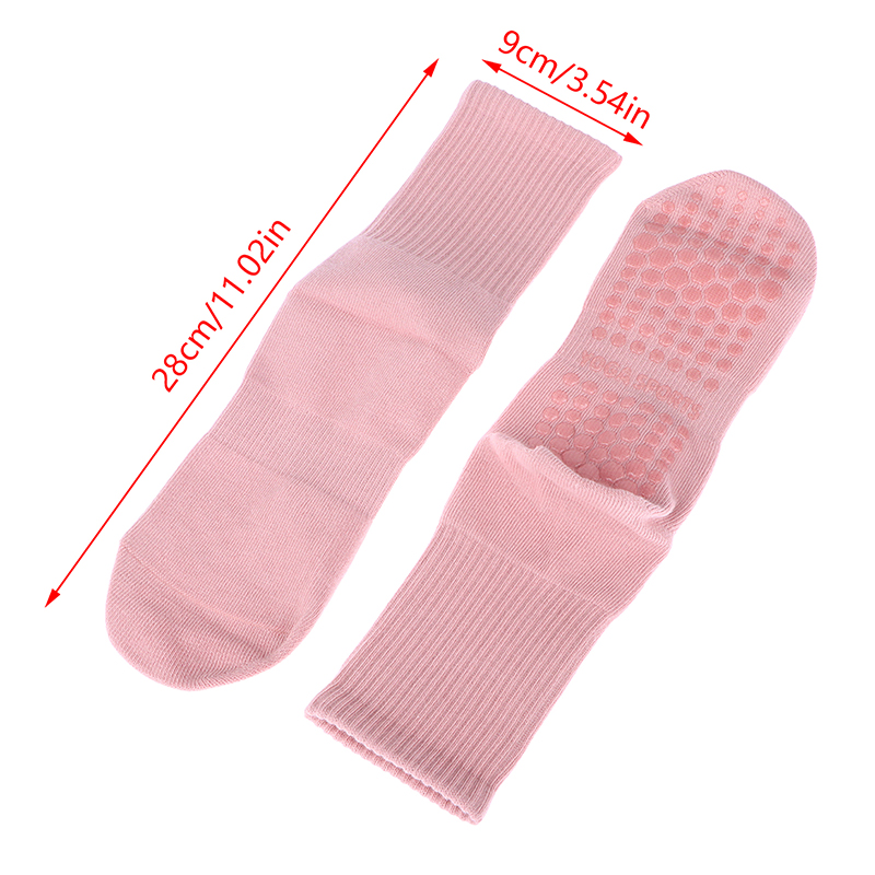2pcs 코 튼 통기성 중반 송아지 요가 양말 솔리드  - Medias Para Pilates Y Yoga 리뷰 및 가격