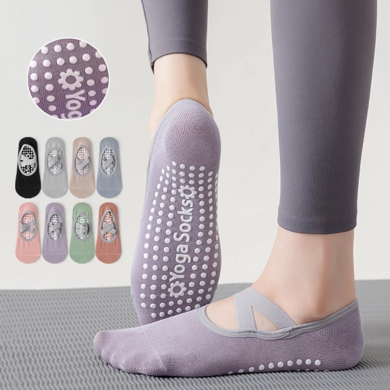 통기성 수건 바닥 요가 양말 여성 실리콘 미끄럼 방지  - Pilate Yoga Workout 리뷰 및 가격