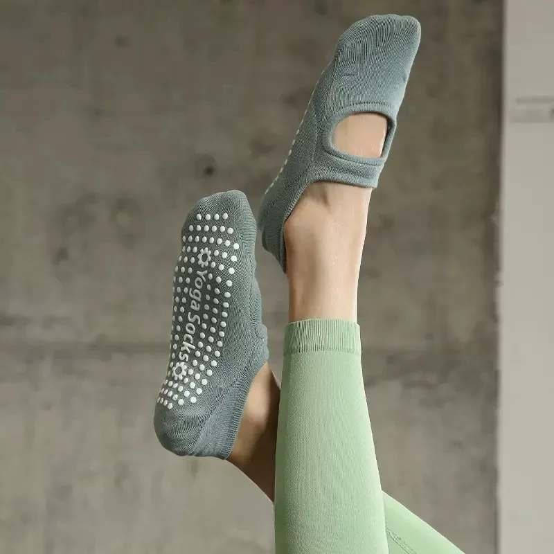 대형 사이즈 실리콘 미끄럼 방지 요가 양말, 단색 필라 - Medias Para Pilates Y Yoga 리뷰 및 가격