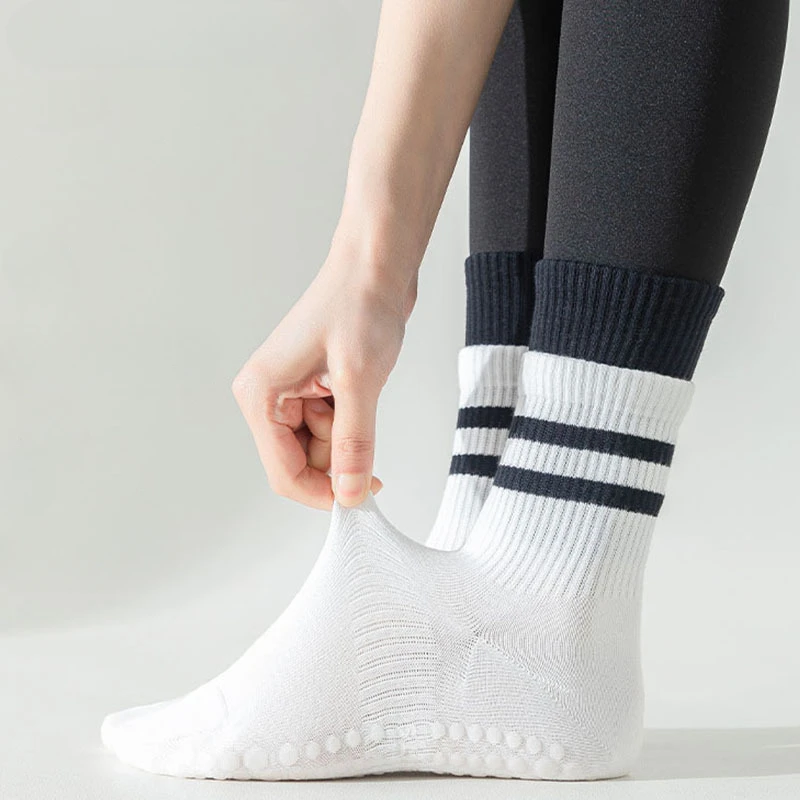 요가 양말 여성 코튼 니트 실내 운동 댄스 스포츠 양말 - Medias Para Pilates Y Yoga 리뷰 및 가격