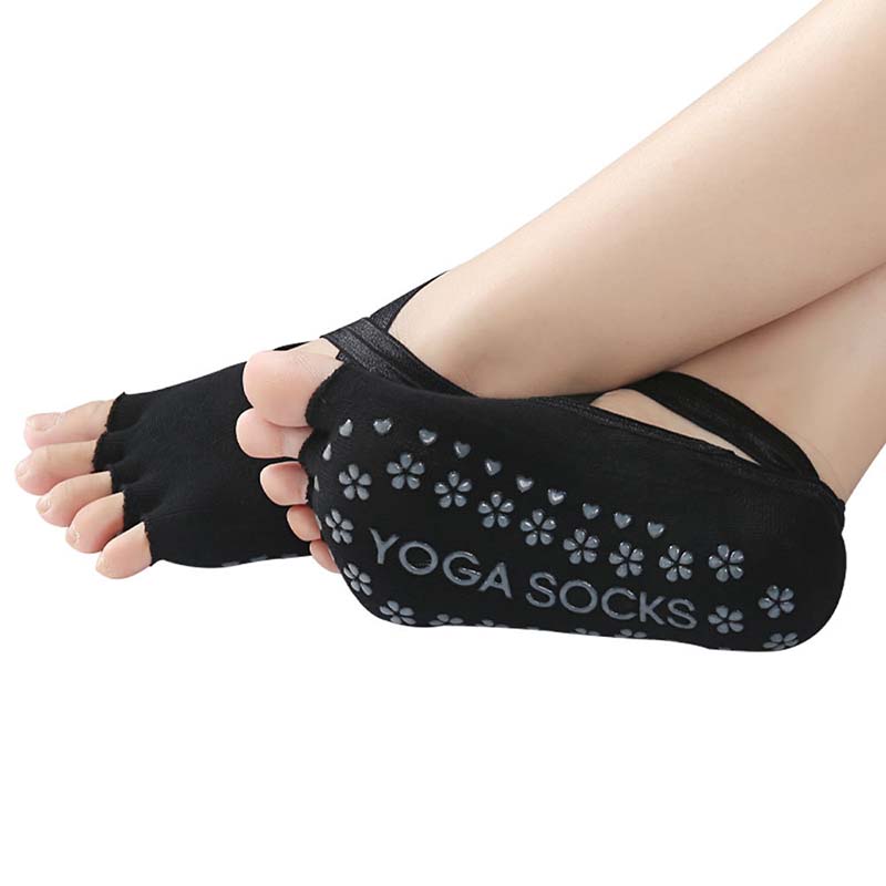 새로운 가을용 5발가락 압박 요가 양말, 미끄럼 방지  - Medias Para Pilates Y Yoga 리뷰 및 가격